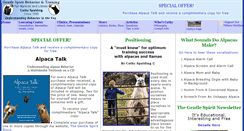 Desktop Screenshot of gentlespiritllamas.com